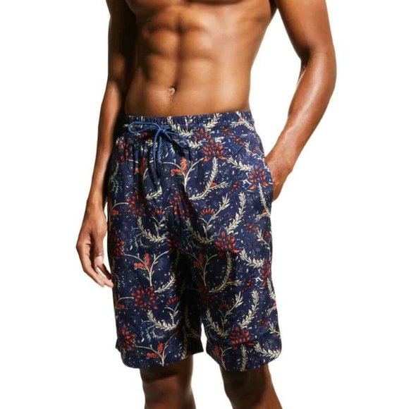 Scotch & Soda Allover Floral Drawstring Shorts - Picture 1 of 3
